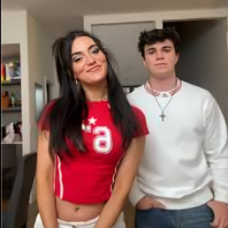 Liana Ramriez with her brother, Jentzen Ramirez. 